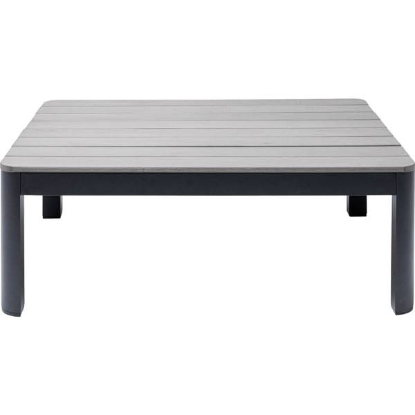 Table basse de jardin Holiday Gris - Métal - 71 x 33 x 90 cm