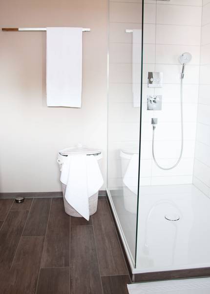 Duschtücher 00000372 3er-Set Weiß - Textil - 70 x 1 x 140 cm