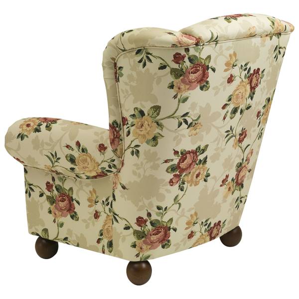 Monarch Ohrenbackensessel Mischgewebe - 93 x 103 x 87 cm