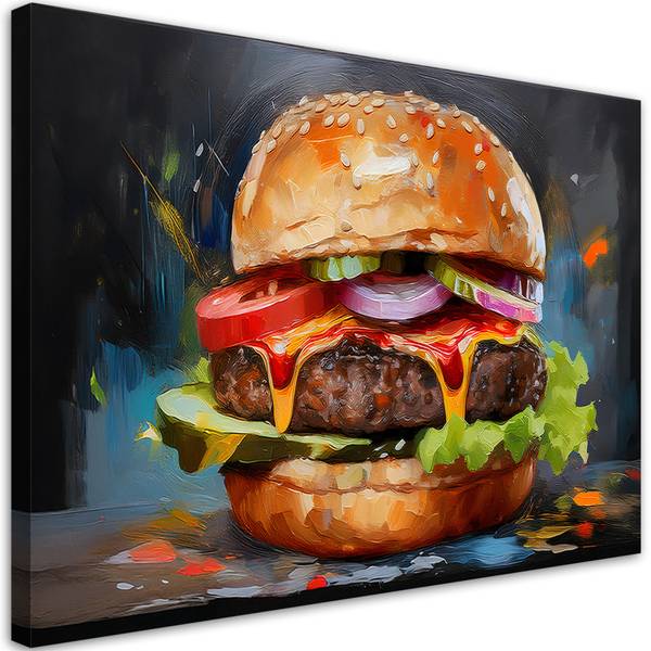 Canvas schilderij Keuken 100 x 70 cm