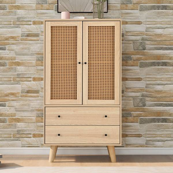 Highboard O3139 Braun - Holzwerkstoff - 60 x 120 x 40 cm