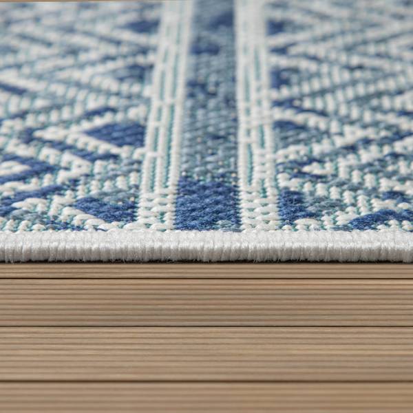 OUTDOORTEPPICH 80/150 cm Ostende 549 Blau - Textil - 80 x 150 cm