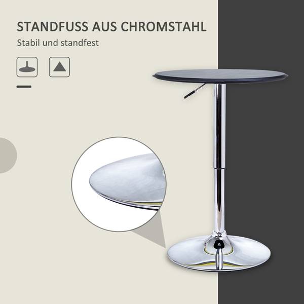 Bartisch 02-0071 Braun - Metall - 63 x 93 x 63 cm