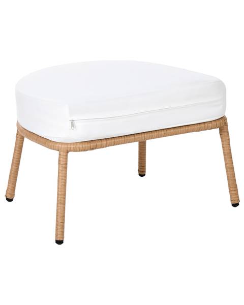 Sessel FONNI 2-tlg Braun - Weiß - Polyester PVC - 75 x 85 x 55 cm
