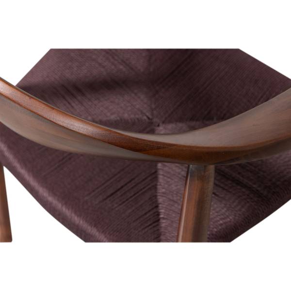 Esszimmerstühle Embrace 2er-Set Braun - Flachgewebe - Microfaser - Strukturesche - 64 x 76 x 53 cm