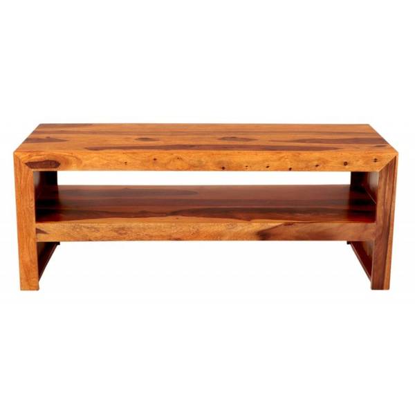 Fernsehtisch Tara Braun - Sheesham - 100 x 45 x 45 cm