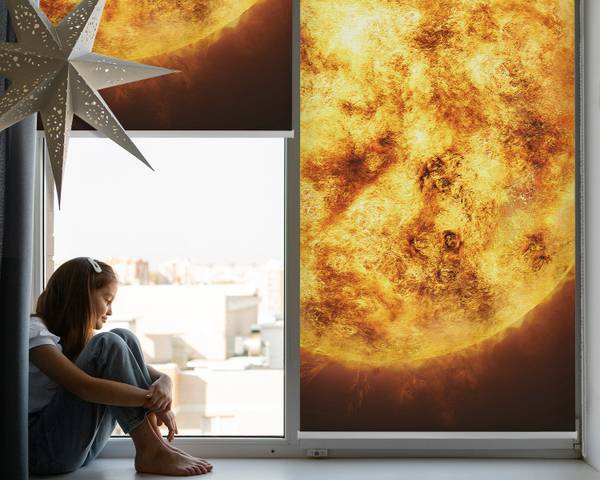 Verdunkelungsrollo RETICULUM 60 x 140 cm