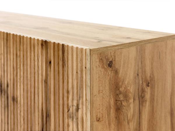 Im Set zwei Nachttische Vamos Schwarz - Braun - Holzwerkstoff - 45 x 52 x 40 cm