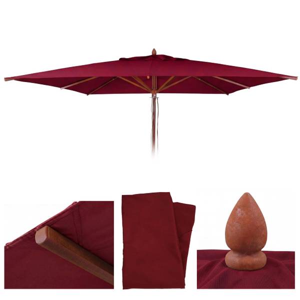 Parasoldoek C57b bordeauxrood
