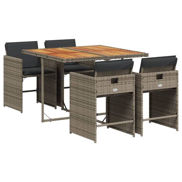 Tuinset 3033279-6 set van 5 grijs