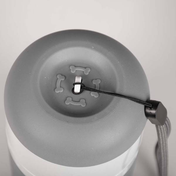 Trinkflasche Grau - Vinyl - 8 x 15 x 8 cm