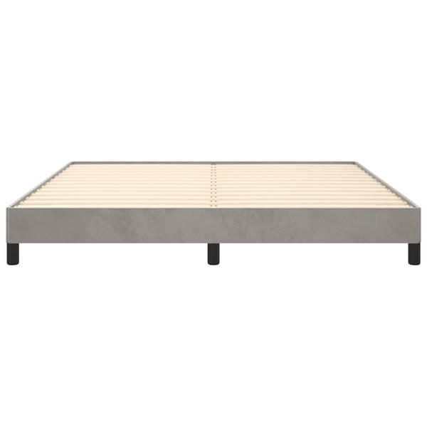 Bettgestell 3016042-3 Hellgrau - 183 x 25 x 203 cm