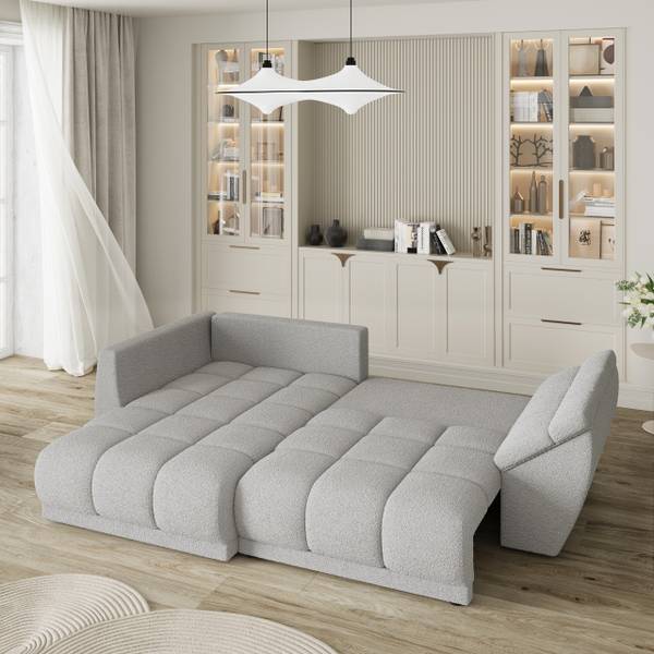 Ecksofa ORENTI Q Hellgrau