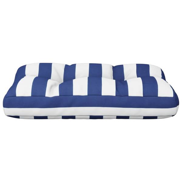 Palettenkissen 3005776-4 Blau - Weiß - Polyester - 40 x 12 x 60 cm