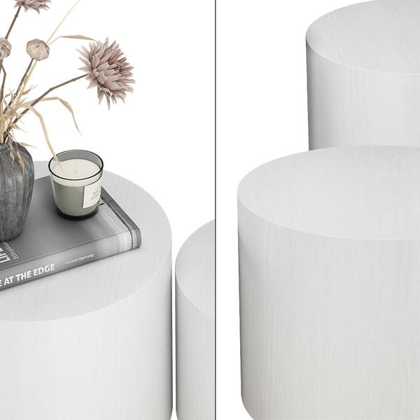 Couchtisch-Set Giva 51639 Reinweiß