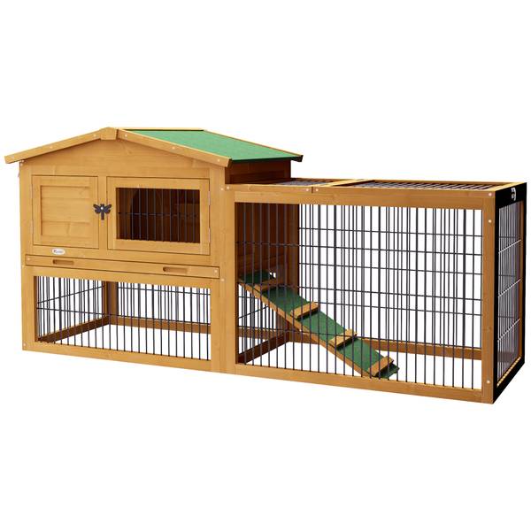 Kaninchenstall D51-122V01YL Gelb