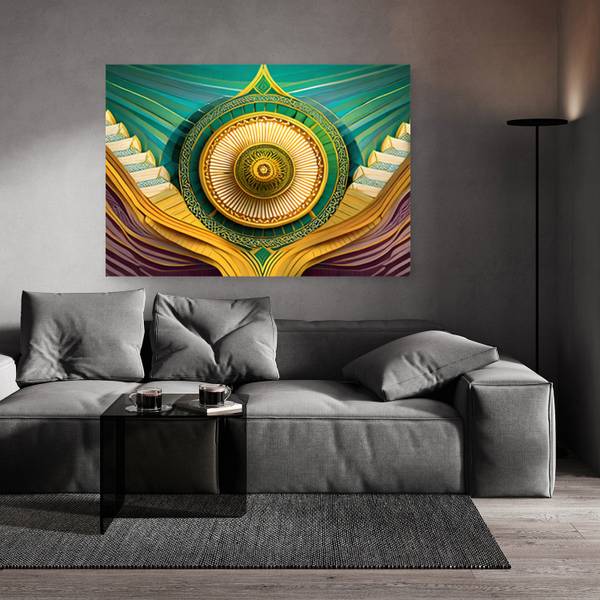 Canvas schilderij Mandalas 100 x 70 cm