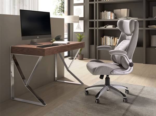 Büro-Drehstuhl 4224 Grau - Textil - 73 x 114 x 69 cm