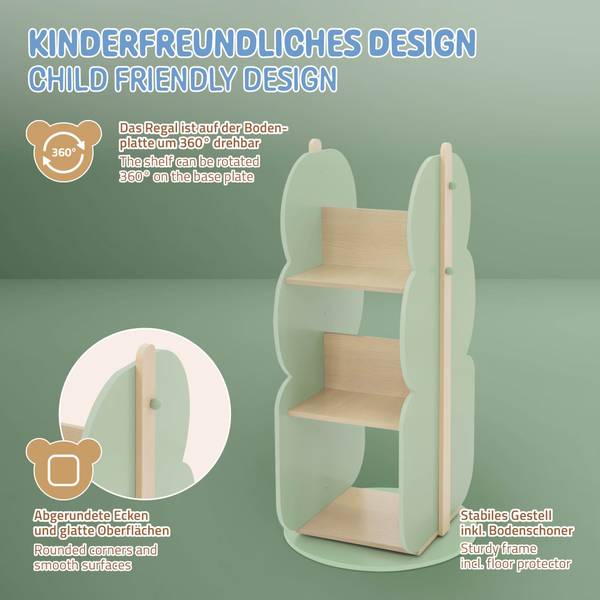 Bücherregal OAKEN-B Grün - Samt - Polycarbonat - 47 x 97 x 48 cm