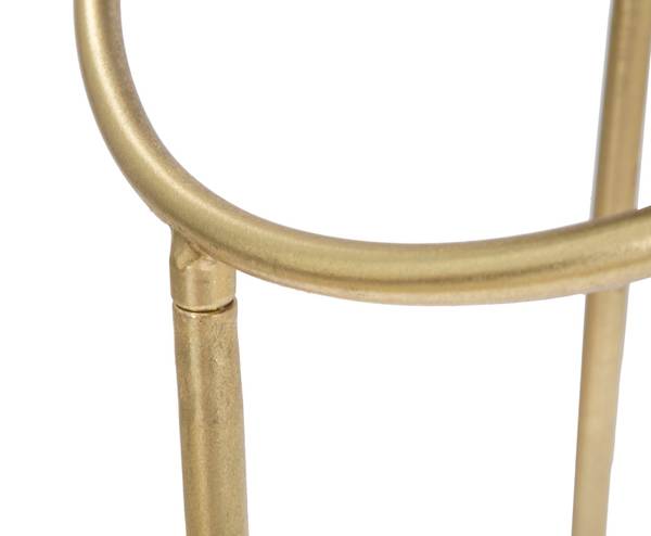 Beistelltisch Ring up Gold - Metall - 40 x 80 x 40 cm