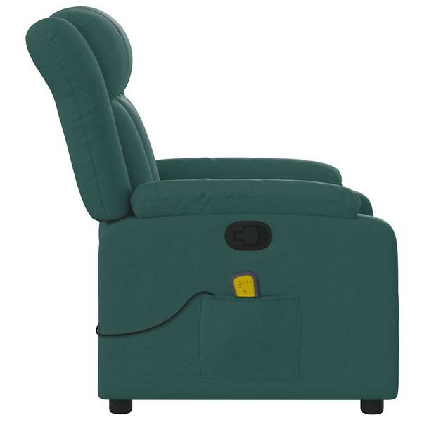 Fauteuil inclinable de massage 3032286-4 Vert foncé