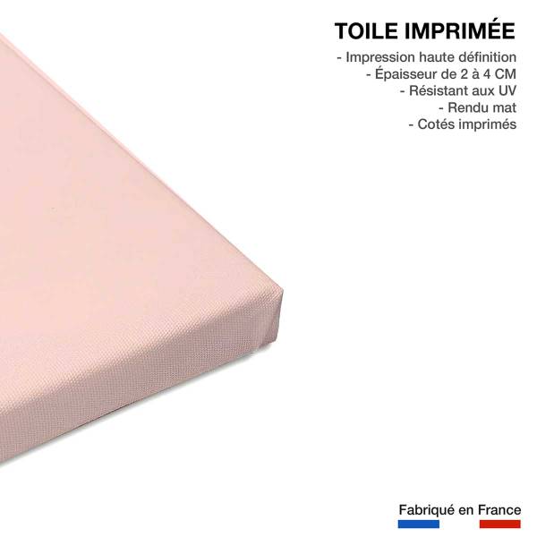 Tableau flamingo so girly Fibres naturelles - 30 x 45 x 1 cm