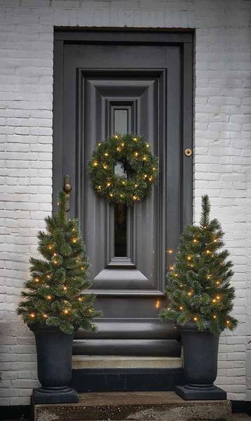 Arbre de Noël artificiel Glendon Vert - Matière plastique - 51 x 90 x 51 cm
