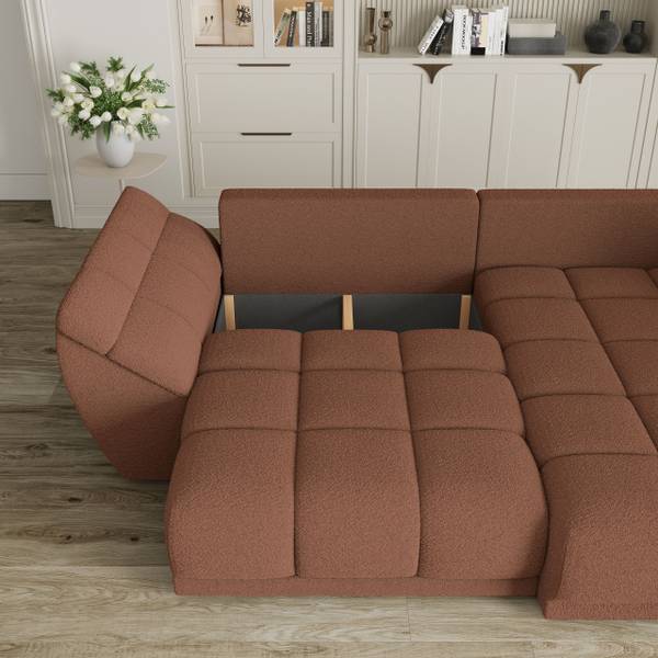 Ecksofa ORENTI Q Kupfer