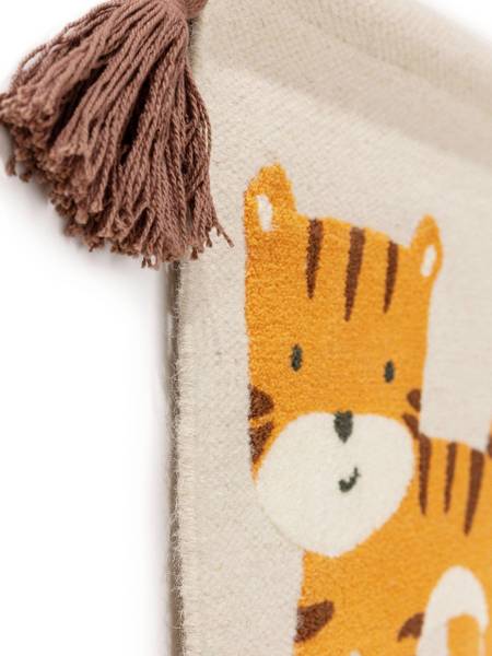 Wanddeko Savannah Orange - Naturfaser - 40 x 1 x 40 cm