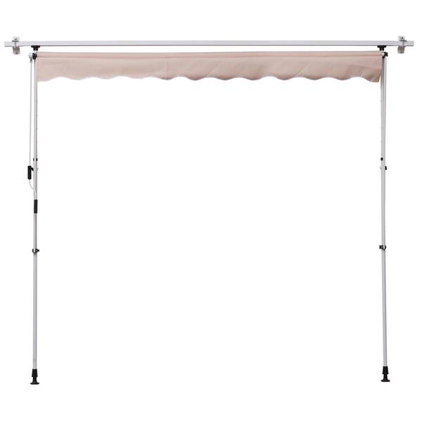 Markise 840-182CW Weiß - Kunststoff - 150 x 280 x 200 cm