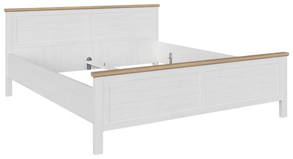 Bett KORSIKA Braun - Holzwerkstoff - 200 x 1 x 180 cm