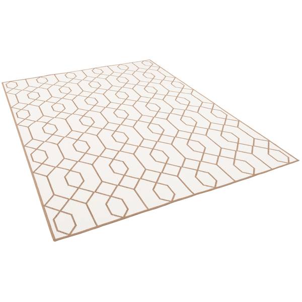Outdoor Teppich Cape Cod  Trend Beige - Textil - 80 x 1 x 140 cm