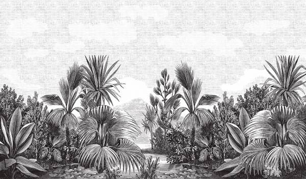 Panorama-Tapete Submarine Multicolor - 288 x 288 cm