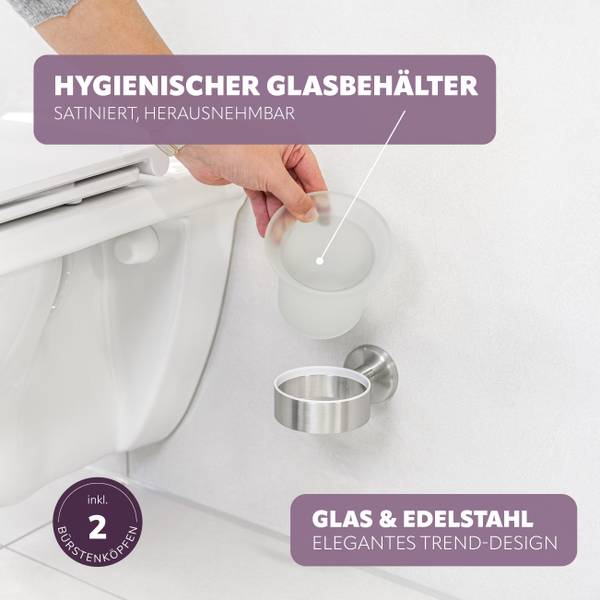 Badezimmer-Zubehör-Set Piazza (3er Set) Silber - Metall - 15 x 35 x 12 cm