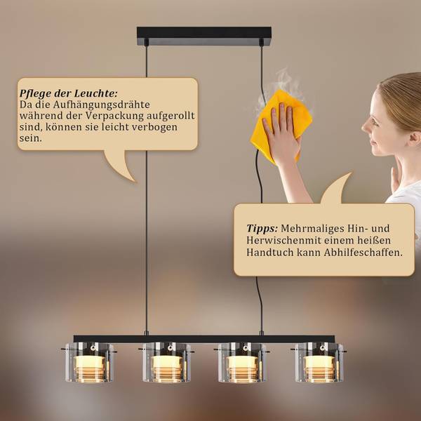 Pendelleuchte Cummings Ⅲ Tiefe: 72 cm