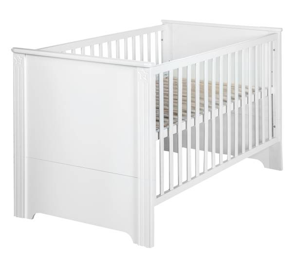 Kinderzimmerset Maxi 3-teilig Weiß - Edelstahl