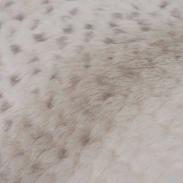 Decke ELDAR Beige - Braun - Weiß - Textil - 150 x 2 x 200 cm