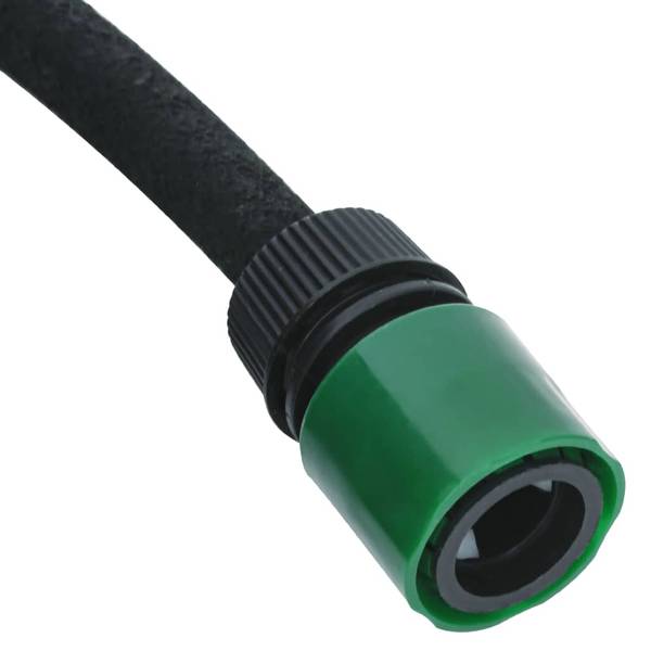 Tuyau d'arrosage 155874 Noir - Vert - Matière plastique - 1 x 1 x 1 cm