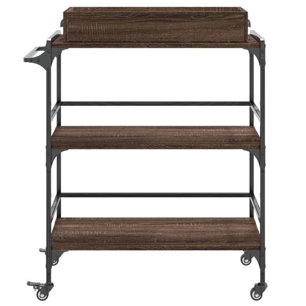 Chariot de cuisine 3032998 Marron foncé