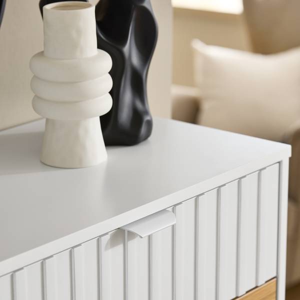 Schoenenkast FSR174-WN bruin - wit - plaatmateriaal op houtbasis - metaal - 60 x 110 x 35 cm