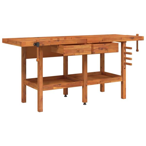 Werkbank 3017475 Braun - Akazie - 62 x 83 x 192 cm