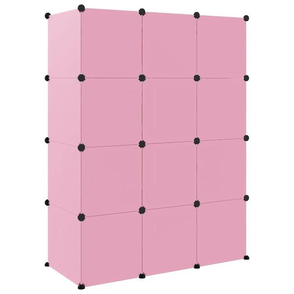 Kinderschrank 3013172 Pink - 46 x 144 x 110 cm