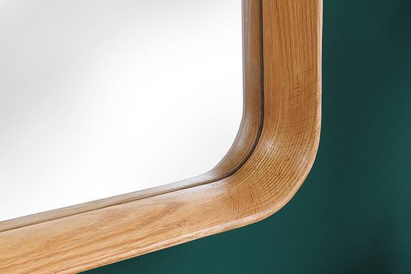 Wandspiegel AMSTERDAM Braun - Eiche - 50 x 80 x 6 cm