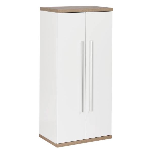 Midischrank Stanford Weiß Weiß - Holzwerkstoff - 52 x 108 x 39 cm