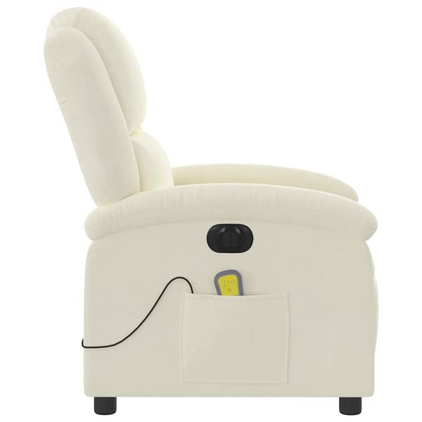 Fauteuil inclinable de massage 3032268-3 Crème - Blanc