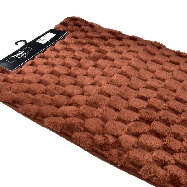 Badematte ZAC Braun - Polyester - 50 x 2 x 80 cm