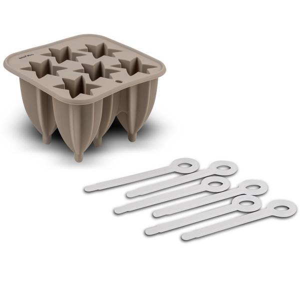 Eisformen 7-teilig 10-111-086 Beige - Silikon - 15 x 10 x 15 cm