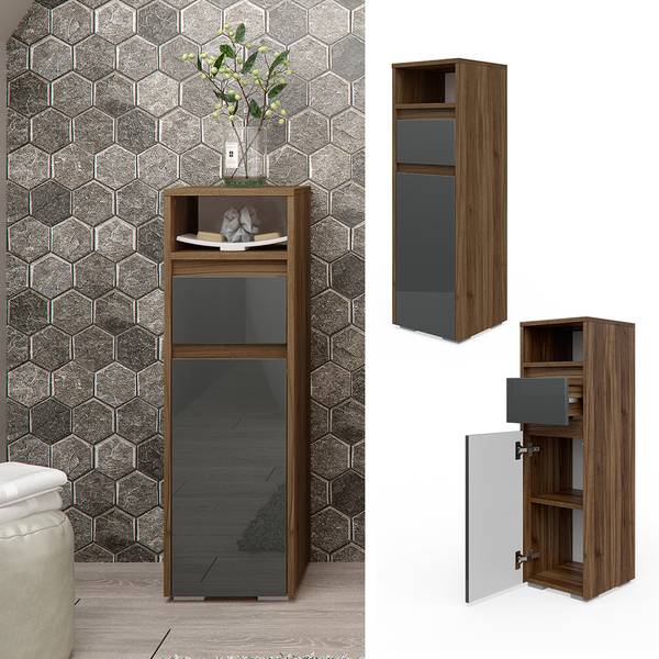Midischrank Majest 37209 Hochglanz Anthrazit