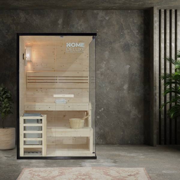 Traditionele sauna SHADOW M 120 x 120 cm