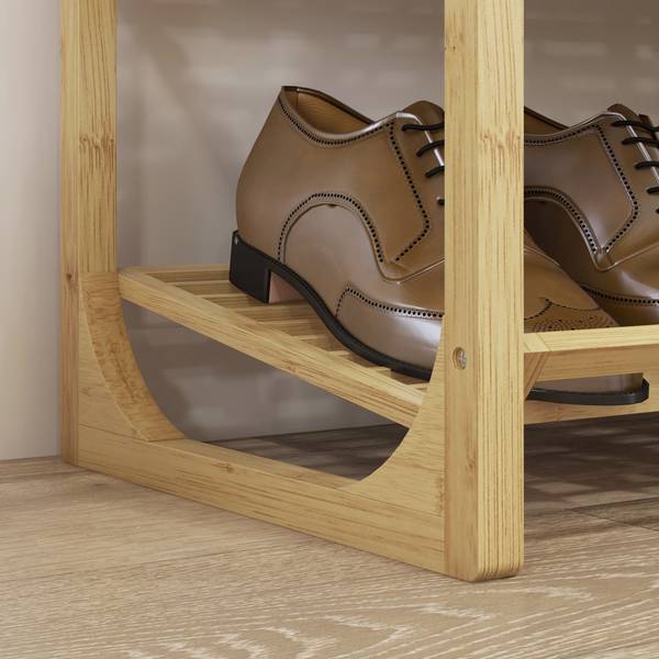 Schuhregal 837-511V00ND Braun - Bambus - 33 x 67 x 76 cm